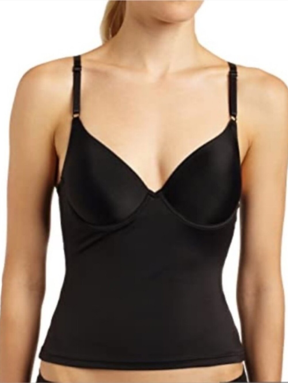 Flexees Maidenform Black Underwire Cami Size 34B #77390 NWOT​